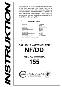 Instruktion NF - 155
