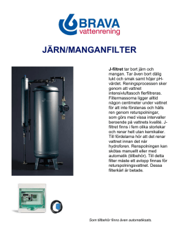 JÄRN/MANGANFILTER - Brava Vattenrening