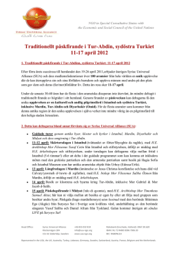 Traditionellt påskfirande i Tur-Abdin, sydöstra Turkiet 11