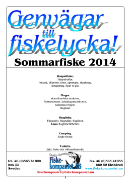 Sommarfisket 2014