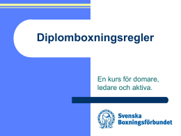Diplomboxningsregler - Laurinsboxningsblogg