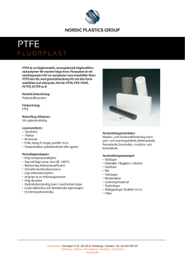 Ladda ner produktblad för PTFE och PVDF Fluorplast