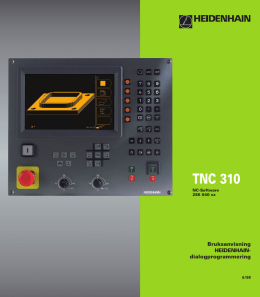 TNC 310 - heidenhain