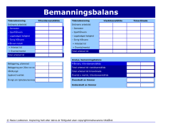Bemanningsbalans PDF
