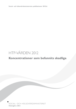 HTP-värden 2012 - Sosiaali