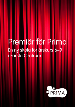 Premiär för Prima