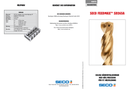 Hämta Seco Feedmax SD265A foldern
