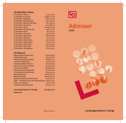 Adresser - LOs webshop