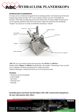 Hydraulisk Planerskopa (PDF)