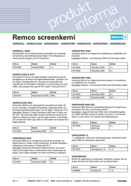 Remco screenkemier