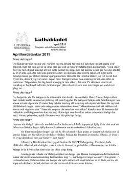 Luthabladet
