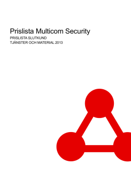 Multicom Infolarm - Multicom Security AB