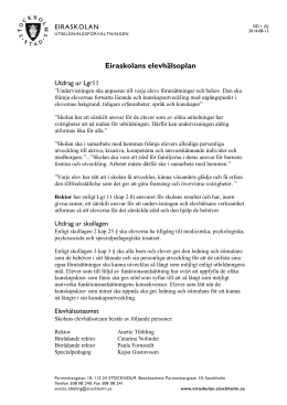 Elevhälsoplan 14-15(169 kB, pdf) - Eiraskolan