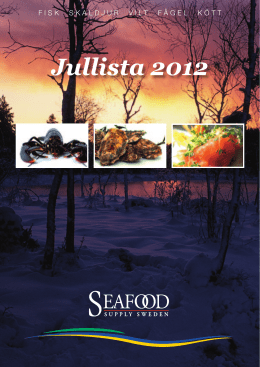 Jullista 2012 - Seafood Supply