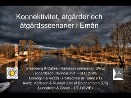 Olle Calles, Karlstads universitet - vattenkraft