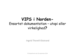 VIPS i Norden-