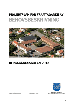 Projektplan Bergagård 2015-02-05