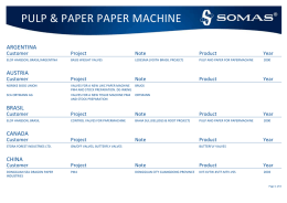 PULP & PAPER PAPER MACHINE
