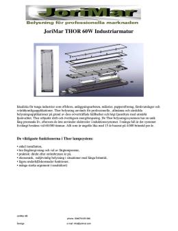 JoriMar Industri Thor armatur PDF