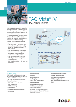 TAC Vista® IV - Schneider Electric