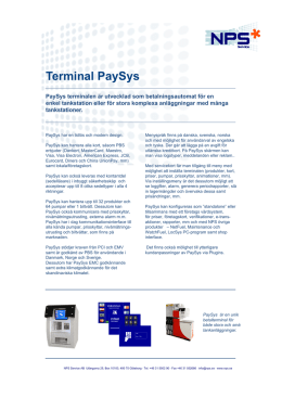 Läs mer om PaySys (PDF)