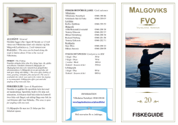 20 Malgoviks fvo - Jakt och Fiske i Södra Lappland