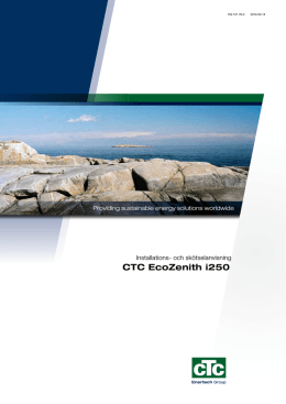 CTC EcoZenith i250 - VVS