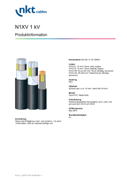 N1XV-U/ -R - NKT Cables