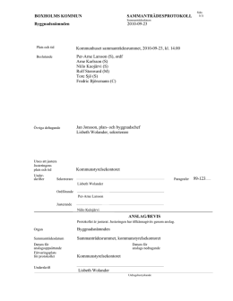 Protokoll Bn 2010-09-23 - Boxholm kommun