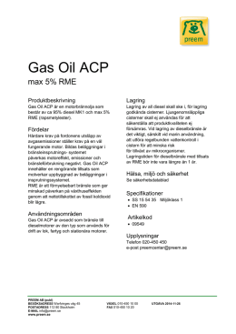 Gas Oil ACP