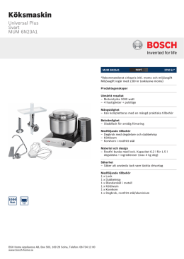 Bosch MUM 6N23A1