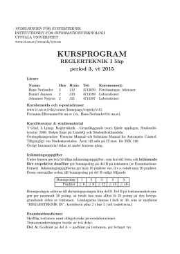 KURSPROGRAM - Uppsala universitet