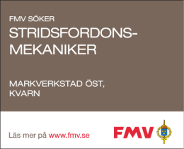 STRIDSFORDONS- MEKANIKER