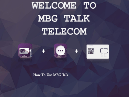 Mbg Talk PPT(English Version)