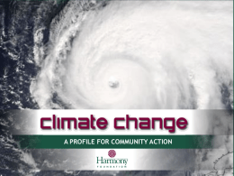 climatechange - Harmony Foundation
