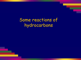 Hydrocarbons (revision)
