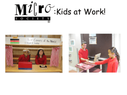 MicroSociety: Kids at Work! - Noah Webster MicroSociety Magnet