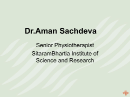 LOW BACK PAIN(Dr.Aman Sachdeva).