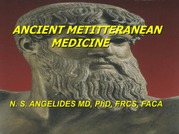 angelides_ancient medicine.ppt