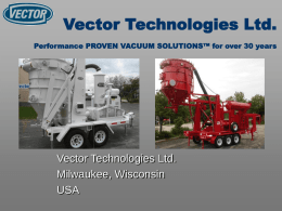 VecLoader Vacuums Power Point