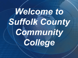 Library Resources - Suffolk County Community College