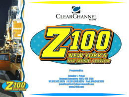 Z100 Reigns #1! - Jennifer Pricci