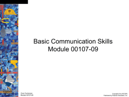 Basic Comm. Skills