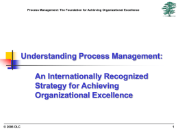 1) Understanding Process Management