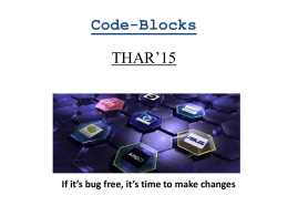 Code Block PPT - THAR The RTU Fest