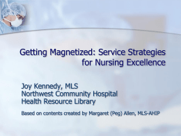 Nursing Information Access: Library Services for the