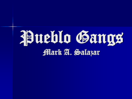 Gangs of Pueblo Presentation