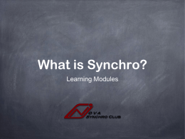 What is Synchro? - RAMP Interactive