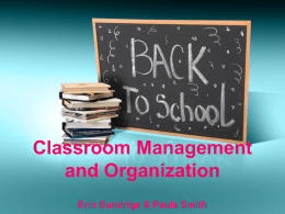 Classroom Management - Bibb County Schools
