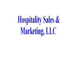 Presentation - Hospitality Sales & Marketing